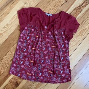 Daniel Rainn Saharey Tassel knit top